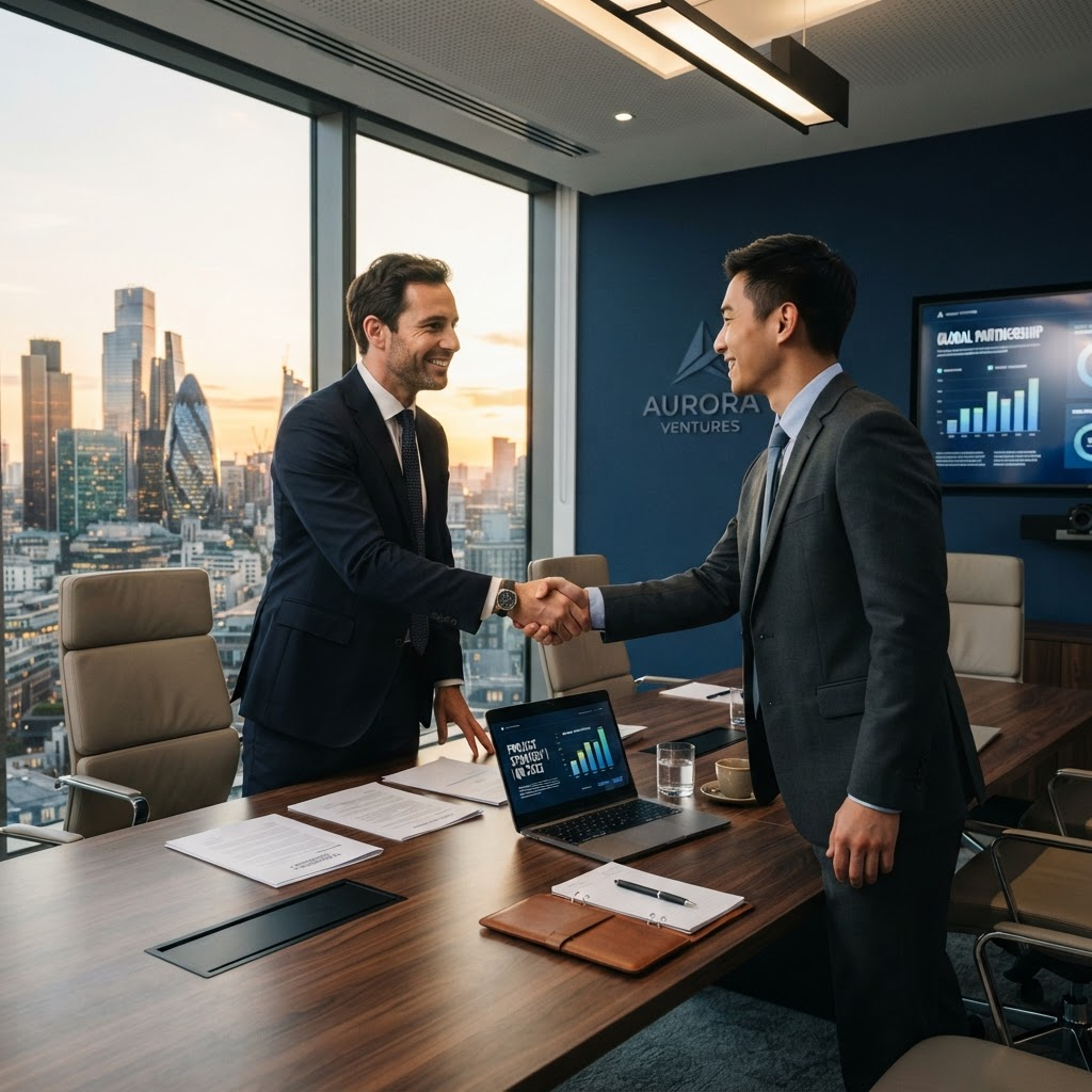 Business consultants reviewing a proposal
